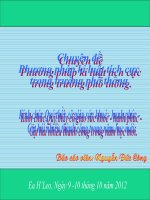 Chuyên đề Phương pháp kỉ luật tích cực  trong trường phổ thông.
