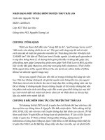 một số đặc điểm truyện thơ thái lan