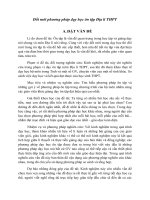 sáng kiến kinh nghiệm đổi mới phương pháp dạy học ôn tập địa lí THPT 