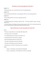 Đề thi học kì 2 lớp 8 môn Công nghệ năm 2014 tỉnh Quảng Ngãi
