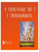 Nội dung và nghệ thuật sử thi Mahabharata
