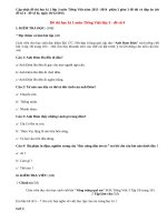 Đề thi học kì 1 lớp 3 môn Tiếng Việt năm 2013 (Phần 2)