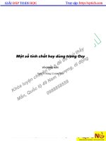 Tài liệu một số tính chất hay dùng trong oxy