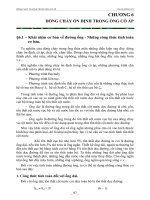 CHƯƠNG 6 DÒNG CHẢY ỔN ĐỊNH TRONG ỐNG CÓ ÁP