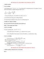 Đề thi học kì 2 lớp 10 môn Toán năm 2014 (P1)