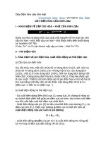 DÃY ĐIỆN HÓA CỦA KIM LOẠI