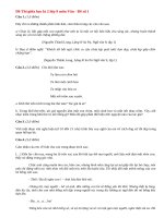 Đề thi giữa học kì 2 lớp 9 môn Văn năm 2014 (Đề số 1)