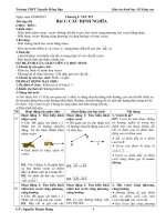 BỘ GIÁO ÁN TOÁN HÌNH 10 NC HỌC KÌ I