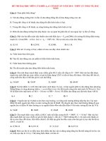 Đề thi thử đại học môn Lý khối A,A1 có đáp án năm 2014 (P9)