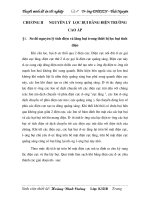 CHƯƠNG II NGUYÊN LÝ LỌC BỤI BẰNG ĐIỆN TRƯỜNG CAO ÁP