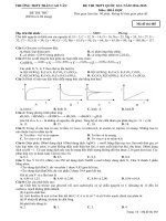 Đề thi thử THPT quốc gia môn hóa học năm 2015 đề số 47 