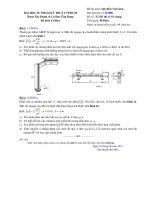 BÀI THI CUỐI KỲ VÀ ĐÁP ÁN SỨC BỀN VẬT LIỆU   Sưu Tầm