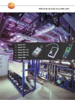 THIẾT bị đo áp SUẤT và cơ điện LẠNH 