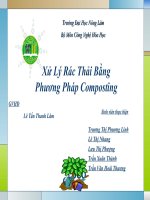 XỬ LÝ RÁC THẢI BẰNG PHƯƠNG PHÁP COMPOSTING