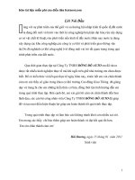 BÁO CÁO THỰC TẬP TỐT NGHIỆP CÔNG TY TNHH ĐÔNG ĐÔ AUTO