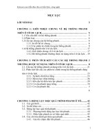 ĐỒ ÁN TỐT NGHIỆP THIẾT KẾ PHANH XE DU LỊCH