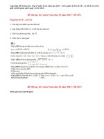 Đề thi học kì 1 môn Toán lớp 10 năm 2013 (phần 1)