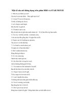 Một số câu nói thông dụng trên phim HBO và STAR MOVIE 