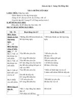 giáo án toán lớp 1 học kỳ II