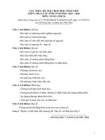 Cấu trúc đề thi lop 9 THCS cấp tỉnh NH 2015 2016 