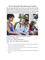 Cấu trúc câu giao tiếp tiếng anh làm quen với người lạ 