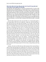 ĐIỀU KHOẢN ĐIỀU CHỈNH HỢP ĐỒNG DO HOÀN CẢNH THAY ĐỔI TRONG PHÁP LUẬT NƯỚC NGOÀI VÀ KINH NGHIỆM CHO VIỆT NAM