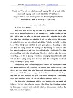 Vai trò của văn hóa doanh nghiệp đối với sự phát triển của doanh nghiệp kinh doanh bảo hiểm ở Việt Nam