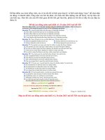 Đáp án đề thi cao đẳng môn anh khối A1, D năm 2013 mã đề 528