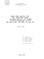Bước đầu nghiên cứu xác định khả năng sử dụng gỗ keo tai tượng để sản xuất ván dăm và ván bóc