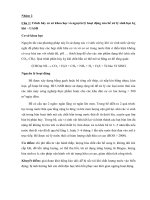 NhÓm 2Câu 1: Trình bày cơ sở khoa học và nguyên lý hoạt động của bể xử lý sinh học kỵkhí – UASB