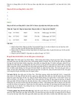 Đáp án đề thi cao đẳng khối A năm 2013