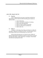 Phân tích thích kế hệ thống quản lý khách sạn