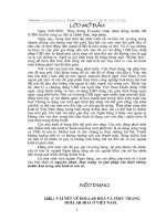 nguyên nhân, thực trạng và giải pháp cần thiết chống dollar hoá trong nền kinh tế nớc ta