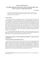 CẢI THIỆN ĐỜI SỐNG NÔNG DÂN VIỆT NAM TRONG BỐI CẢNH TOÀN CẦU HÓA VÀ HỘI NHẬP KINH TẾ