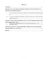 ĐỀ XUẤT CÁC BIỆN PHÁP ĐIỀU CHÍNH LÃI SUẤT CHO PHÙ HỢP VỚI NỀN KINH TẾ CỦA VIỆT NAM