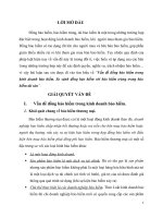 vấn đề đồng bảo hiểm trongkinh doanh bảo hiểm. So sánh đồng bảo hiểm với bảo hiểm trùng trong bảo hiểm tài sản