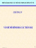 VẤN đề mô HÌNH HOÁ các THÂN dầu