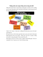 Những mẫu câu xã giao tiếng anh ai cũng nên biết 