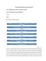 Câu hỏi ôn tập kĩ thuật môi trường nhóm 6