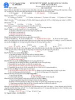 Đề thi thử đại học vật lý  số 2