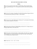 ĐỀ LUYỆN THI VIOLYMPIC CẤP THỊ NĂM HỌC 20152016