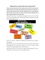 Những mẫu câu xã giao tiếng anh ai cũng nên biết 