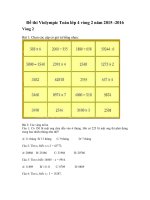 Đề thi violympic toán lớp 4 vòng 2 