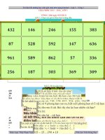Tài liệu bồi dưỡng học sinh giải toán trên mạng internet – lớp 3 