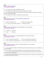 TỔNG HỢP 60 CHUYÊN ĐỀ TRẮC NGHIỆM MÔN SINH - LUYỆN THI TỐT NGHIỆP VÀ ĐẠI HỌC, CAO ĐẲNG( CÓ ĐÁP ÁN)