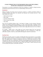 A basic introduction to filter presses