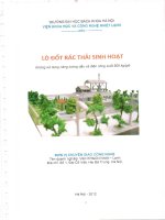 Lò đốt rác thải sinh hoạt không dầu, không điện 