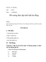 Báo cáo thực tập quy trình thương lượng ký kết thỏa ước lao động tập thể theo quy định của pháp luật việt nam