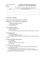 ĐỀ KIỂM TRA ĐỊNH kì CUỐI học kì 1   khoa học   lớp 4 