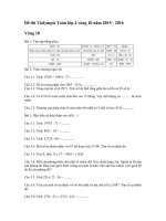 Đề thi violympic toán lớp 4 vòng 10 